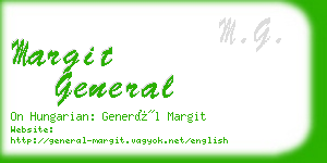 margit general business card